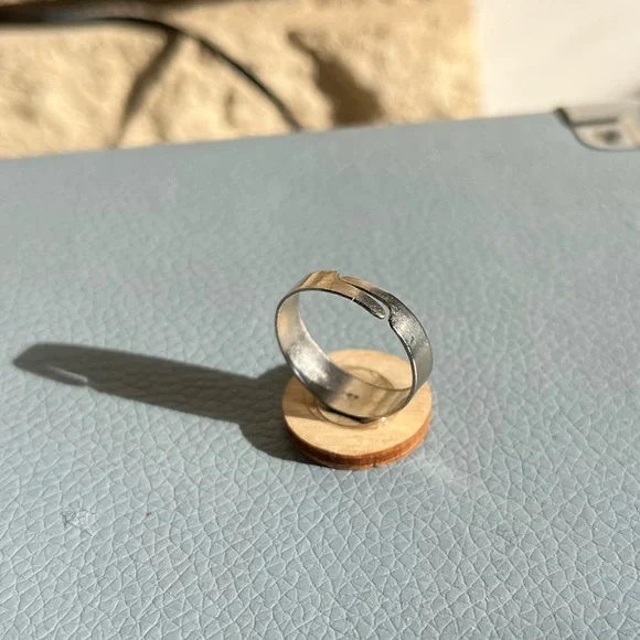 Handmade Geometric Ring - Picture 3 of 3
